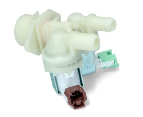 BSSTORE Elettrovalvola Lavatrice 2 Vie 180° Compatibile Con Vari Marchi E Modelli Equivalente A 3792262101