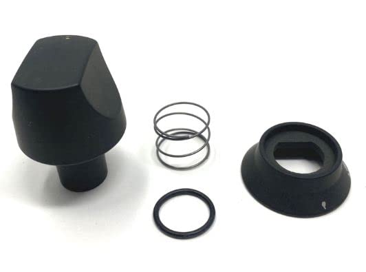 BSSTORE Manopola Piano Cottura Con Ghiera E Molla Compatibile Equivalente A 133.0042.247