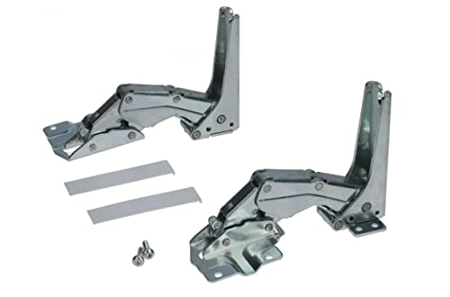 BSSTORE Kit 2 Cerniere Frigorifero Compatibili Equivalenti A 481147 407131425/8 5546050 37002351