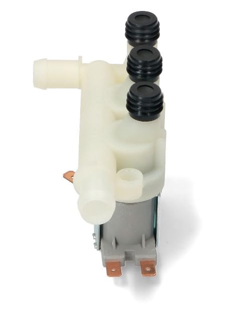 BSSTORE Elettrovalvola Lavatrice 3 Vie 90° Compatibile Con Vari Marchi E Modelli Equivalente A 131974700