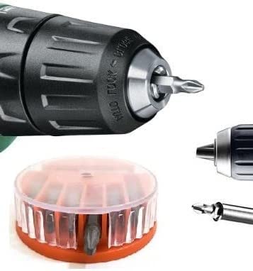 BSSTORE Set Inserti Più Porta inserti In Cromo Vanadio, In Custodia, Per Trapano- Avvitatore Elettrico O Manuale