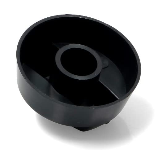 BSSTORE Kit Completo 4 Manopole Universali Colore Nero Adattabili A Qualsiasi Piano Cottura