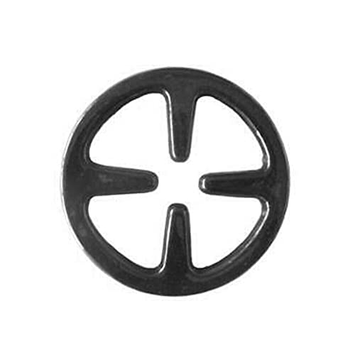 BSSTORE Riduzione Universale Nera Smaltata In Ghisa 120Mm Supporto Per Tutti i Piani Cottura A8006
