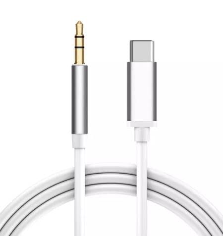 BSSTORE Cavo Audio Usb-C Jack 3.5 MM Per Collegare Il Tuo Telefono Alla Presa Aux della Tua Auto Ed Ascoltare La Tua Musica Preferita