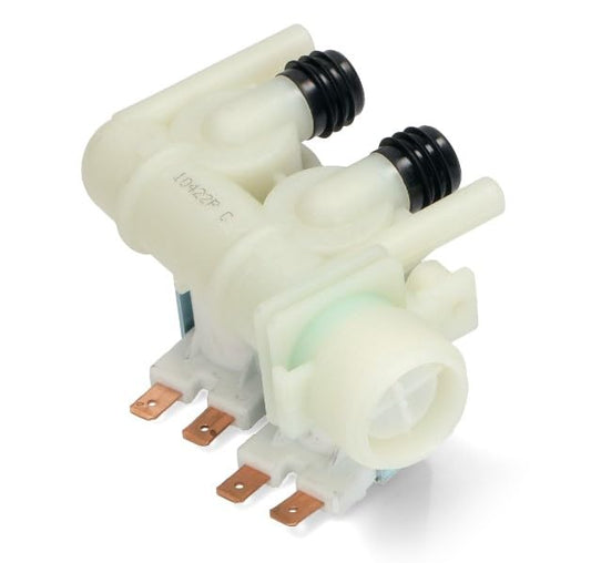 BSSTORE Elettrovalvola Lavatrice 2 Vie 180° Compatibile Con Vari Marchi E Modelli Equivalente A 908092000950