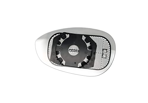 BSSTORE Piastra Vetro Specchio Retrovisore - Compatibile Grande Punto 2005, Grande Punto EVO 2009, Linea 2007, 500 dal 2007 in poi