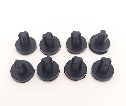 BSSTORE Kit 8 Gommini Anti Graffio Piano Cottura Compatibile Con Vari Modelli Equivalente A 481246368017
