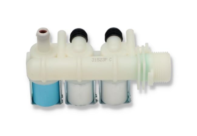 BSSTORE Elettrovalvola Lavatrice 3 Vie 90° Compatibile Con Vari Marchi E Modelli Equivalente A C00110331