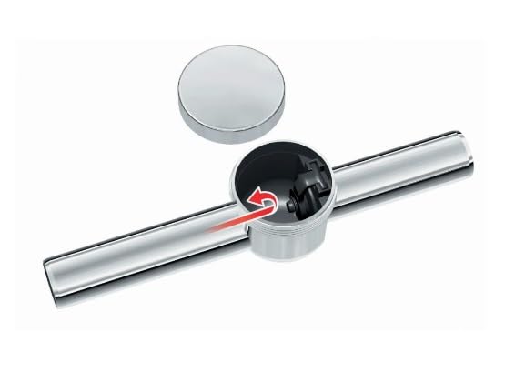 BSSTORE Valvola Antiritorno Antireflusso Orizzontale Cromata In PVC