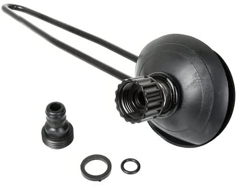 BSSTORE Cuffia Lavaggio Motore Fuoribordo Barca Tender Gommone, Flusher Tondo