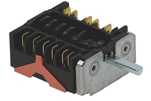 BSSTORE Commutatore Forno 6 Posizioni Compatibile Con Vari Marchi E modelli Equivalente A 91204784 4626866818