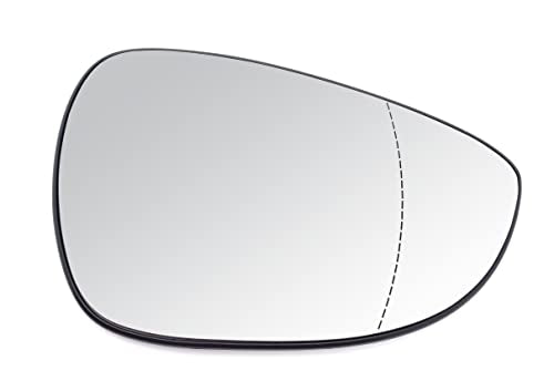 BSSTORE Piastra Vetro Specchio Retrovisore per Fiesta Mk6 2008-2017, B-Max dal 2012 Asferico Riscaldabile