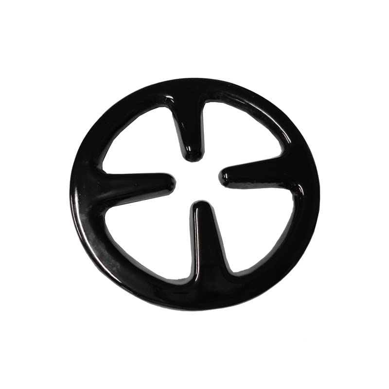 BSSTORE Riduzione Universale Nera Smaltata In Ghisa 120Mm Supporto Per Tutti i Piani Cottura A8006