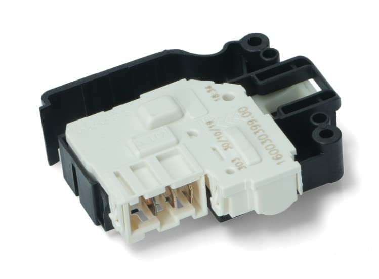 BSSTORE Bloccoporta Oblò Lavatrice A 3 Contatti Compatibile Con Vari Marchi E Modelli Equivalente A C00628818