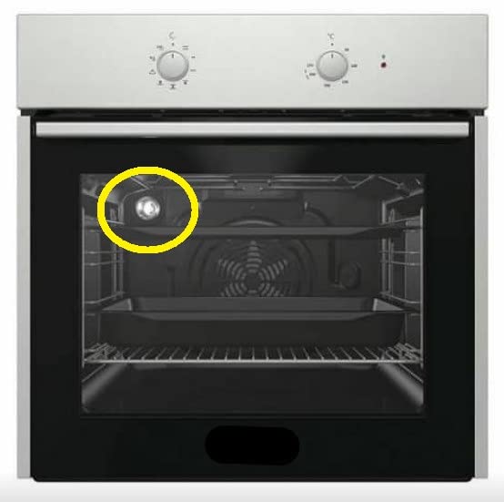 BSSTORE Copertura Lampadina Forno Compatibile Con Tutti I Marchi Con Diametro Attacco Filettatura 33Mm Equivalente A 639157