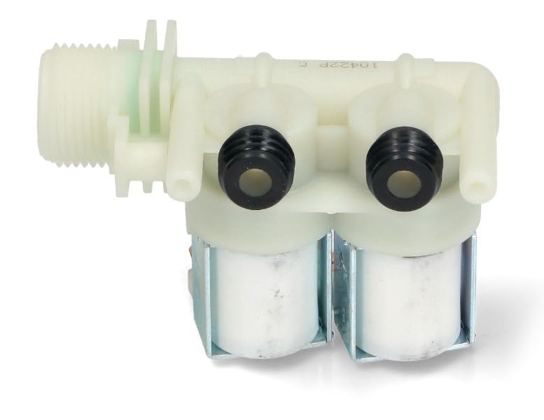 BSSTORE Elettrovalvola Lavatrice 2 Vie 180° Compatibile Con Vari Marchi E Modelli Equivalente A 908092000950