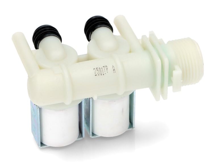 BSSTORE Elettrovalvola Lavatrice 2 Vie 180° Compatibile Con Vari Marchi E Modelli Equivalente A C00066518