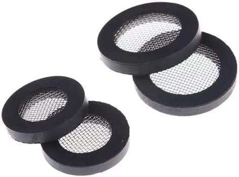 BSSTORE Guarnizione Piana In Gomma Con Filtrino Per Carico Acqua Lavatrice/Lavastoviglie Confezione Da 10 Pezzi