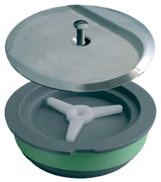 BSSTORE Tappo Ad Espansione Per Sifoni A Pavimento In Acciaio Inox Made In Italy