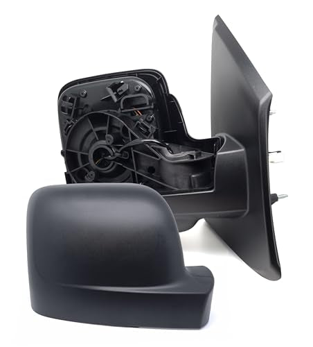 BSSTORE Specchietto Retrovisore Esterno Nero per VIVARO B, TRAFIC III del 2014 | NV300, TALENTO del 2016 con Regolazione Elettrica
