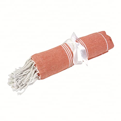 BSSTORE Telo Mare Pareo Grande con Frange 90x170 - 100% Cotone | Stile Fouta Hammam - per Mare, Spiaggia, Piscina, Viaggio | Leggero, Asciugatura Rapida