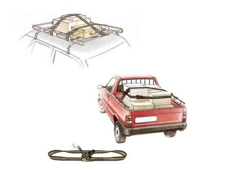 BSSTORE Nastro Di Ancoraggio A Cricchetto Per Portabagagli, Furgoni, Pick Up, Camper