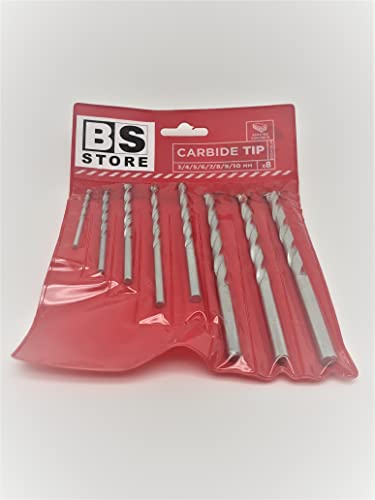 BSSTORE Serie Punte Assortite Per Muro, Misure: 3-4 - 5-6 - 7-8 - 9 – 10