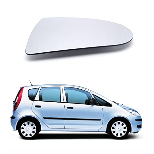 BSSTORE Piastra Vetro Specchio Retrovisore per Mit§ubishi COLT VI (Z30) 2004-2012