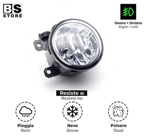 BSSTORE Fendinebbia Anteriore Bileterale H11 per PANDA '12, GRANDE PUNTO EVO '09, DUCATO '14, 500L '12 e Tante Altre Auto | 51858824