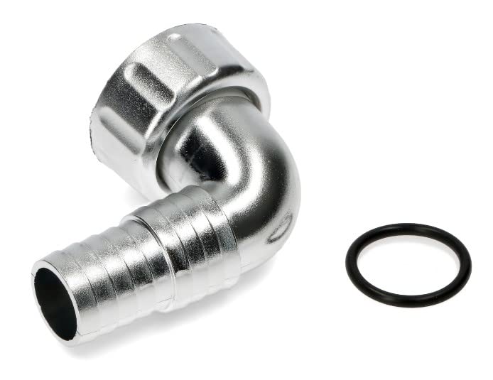 BSSTORE Raccordo A Pipa Tubo Scarico Lavatrice Universale Con Guarnizione Made IN Italy