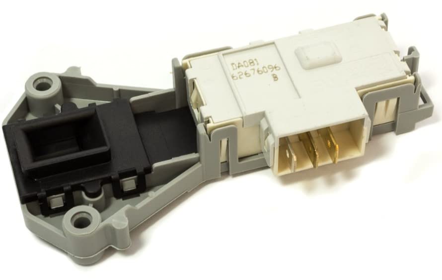 BSSTORE Bloccaporta Elettroserratura Lavatrice A 3 Contatti Compatibile Con Vari Marchi E Modelli Equivalente A 6601EN1003D, 6601ER1005A, DA081043