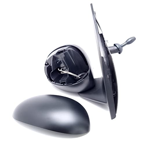 BSSTORE Specchietto Retrovisore per Tyt Aygo, Ctr C1, Pgt 107 dal 2005 al 2014 Completo con Regolazione Meccanica