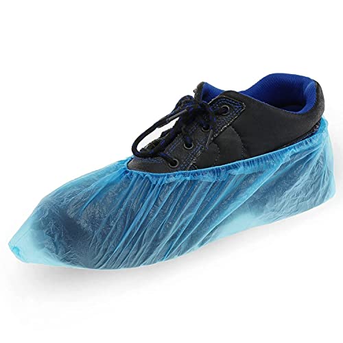 BSSTORE Copriscarpe Calzari In Plastica CPE Monouso Confezione Da 100 Pezzi