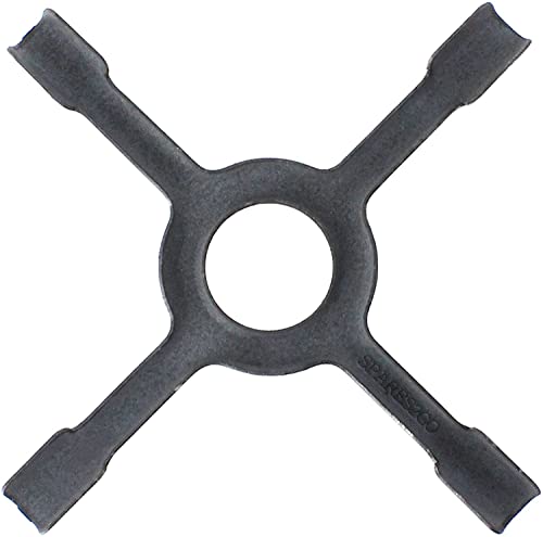 BSSTORE Riduttore Fornello a Croce Smaltata Nera 13cm - Supporto per Pentole; Moka; Caffettiera - Supporto Universale C00033532 A8040