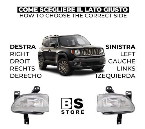 BSSTORE Luce Diurna Anteriore Freccia per JE€P Renegade (BU, B1) 2014-2018