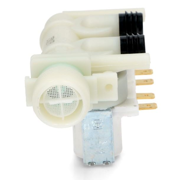 BSSTORE Elettrovalvola Lavatrice 2 Vie 180° Compatibile Con Vari Marchi E Modelli Equivalente A C00066518