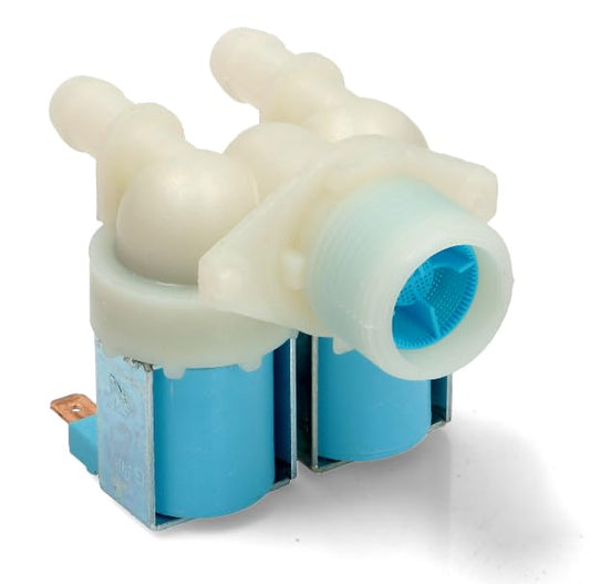 BSSTORE Elettrovalvola Lavatrice 2 Vie 180° Compatibile Con Vari Marchi E Modelli Equivalente A 2901250100