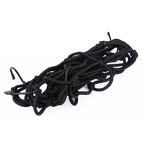 BSSTORE Rete Elastica Ferma Bagagli Universale per Moto Auto Camper Misura cm 40x40