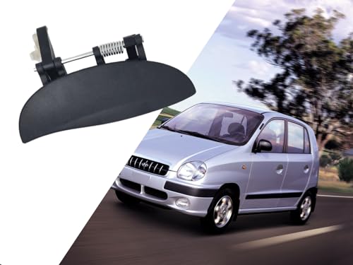 BSSTORE Maniglia Esterna Nera Posteriore per HYUND@I ATOS 1998-2003, ATOS PRIME 199-2003