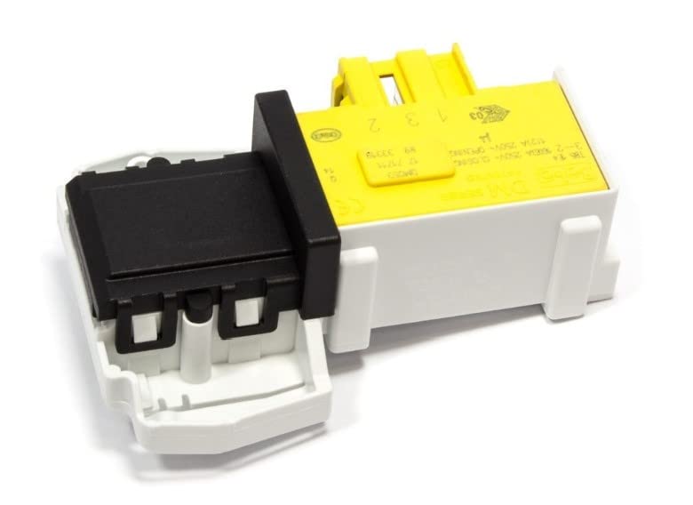 BSSTORE Bloccaporta Elettroserratura Lavatrice A 3 Contatti Compatibile Con Vari Marchi E Modelli Equivalente A 41016879, 41041367, 49030389, 91201208, DA052036, DM053556, DM053558