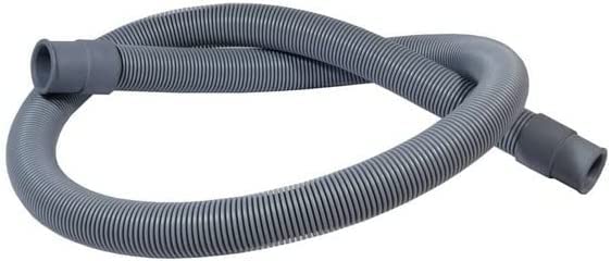 BSSTORE Tubo Universale Di scarico Lavatrice-Lavastoviglie Mt 2 Con Supporto Antipiega
