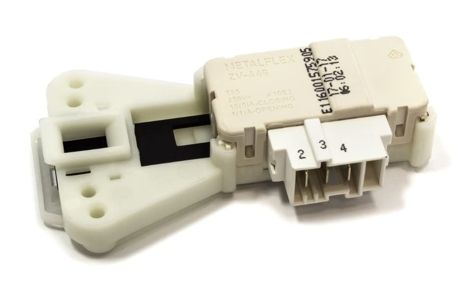 BSSTORE Bloccoporta Elettroserratura Lavatrice A 3 Contatti Compatibile Con Vari Modelli Equivalente A 482000022732, C00085194