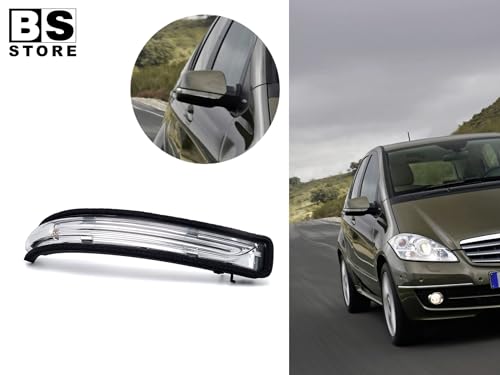 BSSTORE Freccia Specchietto Laterale Indicatore di Direzione LED per MB CLASSE A W169 2008, CLASSE B W245 2008