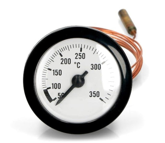 BSSTORE Termometro Forno Per Temperature Da +50°C A +350°C.Capillare In Rame 1500Mm Universale Made In Italy