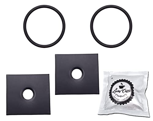BSSTORE 2 Guarnizioni O-Ring + 2 Spessori Calibrati Compatibili per Macchina del Caffè DDIESSE FROG + Cialda Lucky Caffè OMAGGIO