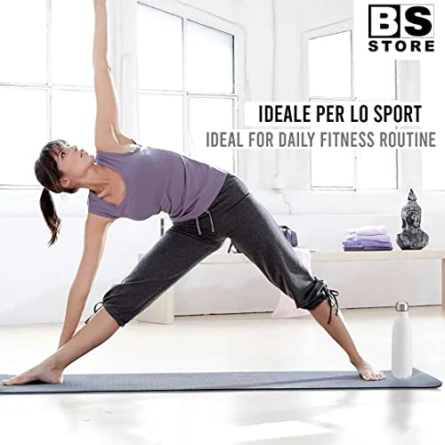 BSSTORE Borraccia Termica con Doppia Parete Isolante in Acciaio Inossidabile - 500 ml - Bottiglia Termica, Thermos, Riutilizzabile per Sport, Palestra, Viaggi