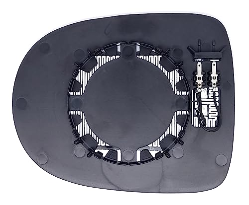 BSSTORE Piastra Vetro Specchio Retrovisore Termico per Ren@ult CLIO III 2009-2014, TWINGO II 2012-2014 (Destro - Lato Passeggero)