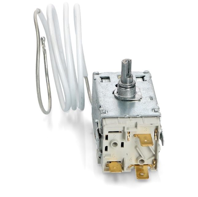 BSSTORE Termostato Frigorifero A13-0175 3 Contatti Compatibile Con Vari Marchi E Modelli Capillare 700Mm Equivalente A 038650