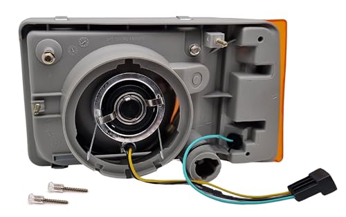 BSSTORE Faro Proiettore Anteriore R2 per Panda dal 1986 al 2003 (141, 141A) Regolazione Elettrica