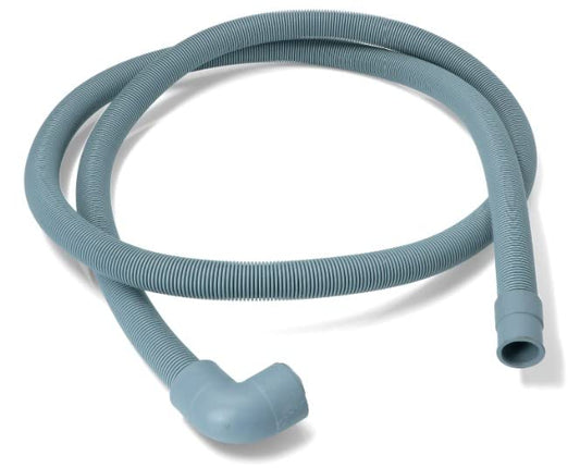 BSSTORE Tubo Scarico Lavatrice 2 Metri Con Attacco Curvo Diametro 21-29Mm Universale Made In Italy